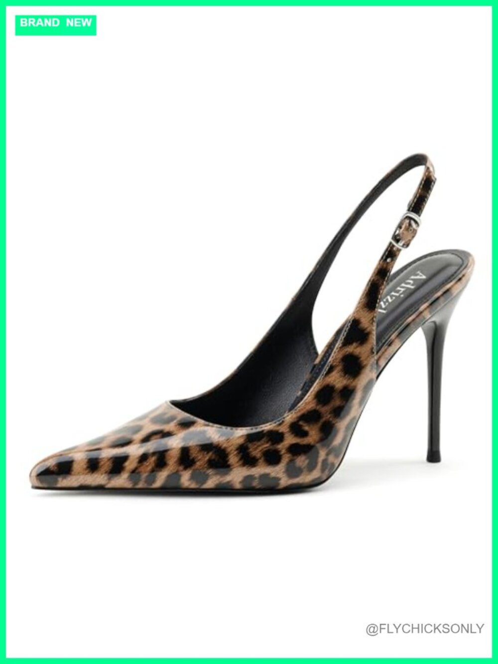 Slingback Stiletto High Heels Pointed Toe Satin Pumps